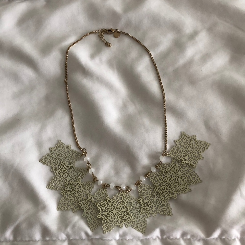 Gold & Mint necklace